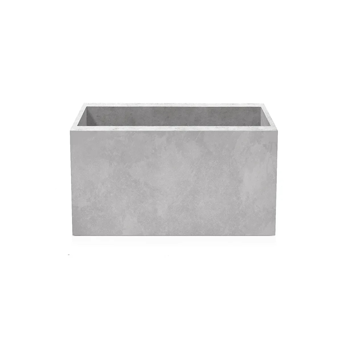 Outdoor Concrete Planters - Rectangle 50x100x50 cm on white background Decormania.eu
